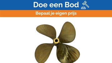 Bieden: Vetus P4E-18X22R Propeller 4-Blade Brass Right Hand, Ophalen of Verzenden, Nieuw