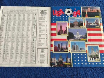Panini WC USA 94 Foil - 1 Album complet - Presque parfait, Verzamelen, Nieuw