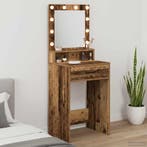 vidaXL Kaptafel met lade Oudhout 50 x 41 x 135 cm Bewerkt, Verzenden, Nieuw