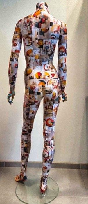 Tamara Assez - Mannequin - Gekleurde collage mannequin -, Antiek en Kunst