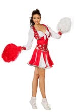 Cheerleader Pakje Rood Dames, Verzenden, Nieuw