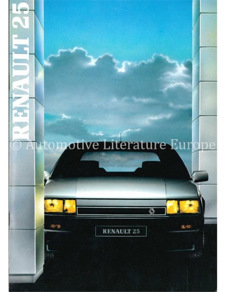 1987 RENAULT 25 BROCHURE NEDERLANDS, Boeken, Auto's | Folders en Tijdschriften