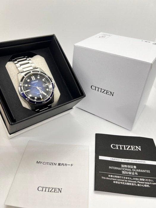 Citizen - Eco-Drive Batman Bezel - Sans prix de réserve -, Handtassen en Accessoires, Horloges | Heren