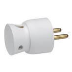 90 Graden Witte PVC Stekker 2P+PA 16A/250V - 050416 [25, Verzenden