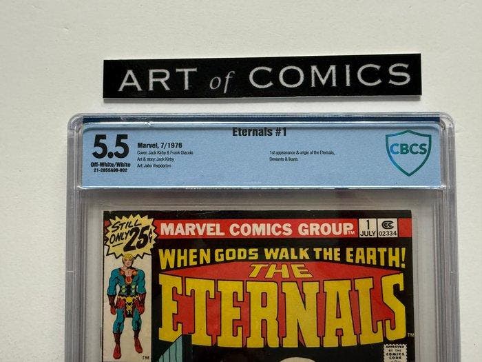 The Eternals (Vol. 1) #1 - CBCS 5.5 - Origin & 1st, Boeken, Strips | Comics