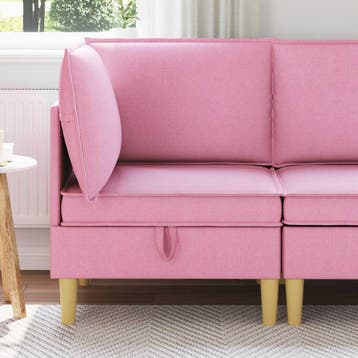 vidaXL Sofa met opslag Stof, Verzenden