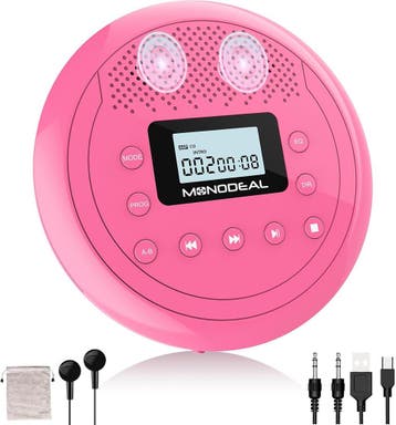 Roze CD-speler draagbaar | 34% korting | Retour deal, Verzenden