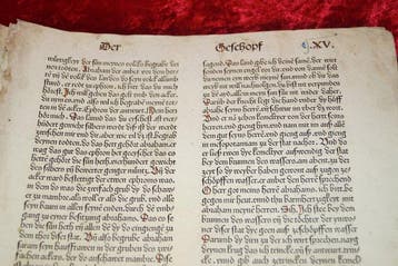 [Koberger Bibel] Biblia Germanica (a noble fragment) - 1483
