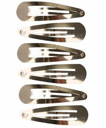 Haarspeld Klikklak 5cm - Basic - Koper - Set van 6, Nieuw