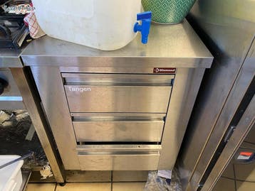 DIAMOND RVS Ladenblok met 3 lades, Ophalen of Verzenden, Nieuw in verpakking, Overige typen