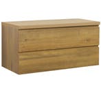 Wastafelkast Angela 100 x 48 cm Eiken Wastafelmeubel, Verzenden