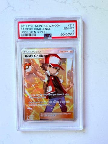 Pokémon - 1 Graded card - Red #213 Foil, Illustration, Nieuw