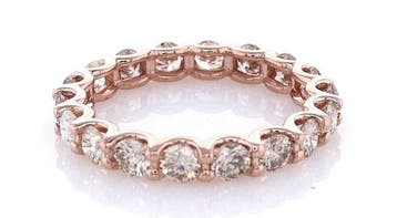 Zonder minimumprijs - Ring - 14 karaat Roségoud - 1.59ct., Nieuw