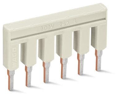 Wago TopJob S Connecteur De Pont Isolé À 6 Voies - 2002-406, Doe-het-zelf en Bouw, Elektriciteit en Kabels, Verzenden