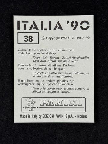1990 Panini Italia 90 World Cup, Italia Badge #38 - 1
