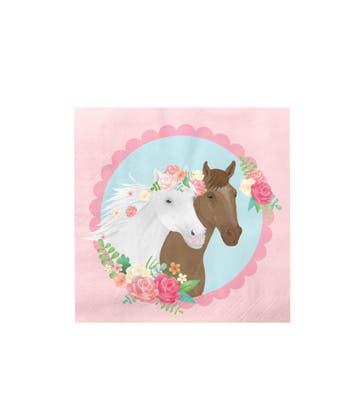 Paard Servetten 16cm 16st, Verzenden