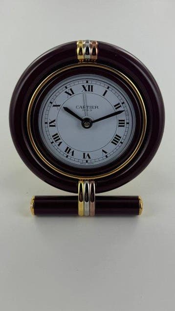 Wekker - Cartier - Metaal - 1980-1990