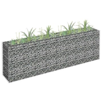 vidaXL Gabion plantenbak verhoogd 180x30x60 cm, Verzenden