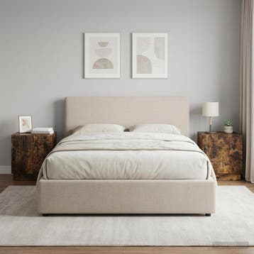 vidaXL Nachtkastje 2 st Gerookt eiken 43 x 34,5 x 47 cm, Verzenden, Nieuw
