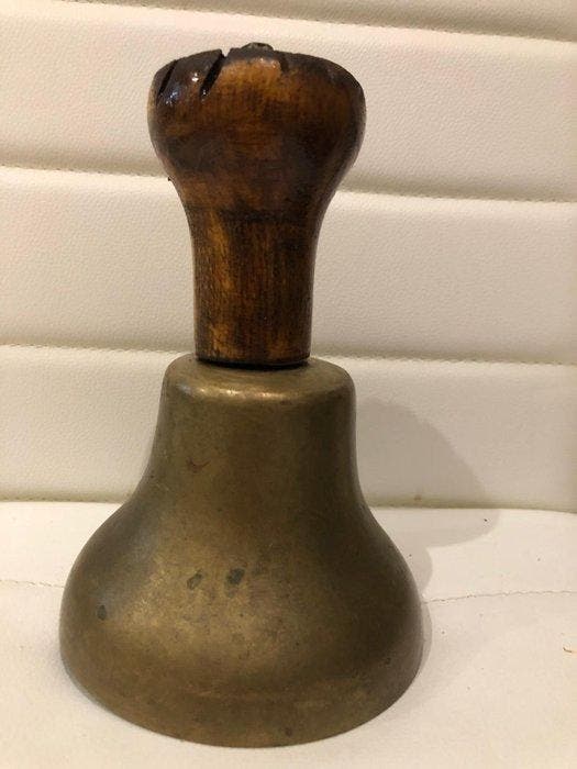 Decoratieve bel - Frankrijk - Oude grote klok, Antiek en Kunst, Curiosa en Brocante