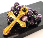 Amethist & Robijn - Ketting – Heilige Drie-eenheid –