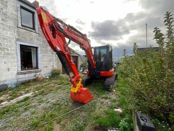 Online veiling - Kubota U55-5 Rupsgraafmachine, Ophalen