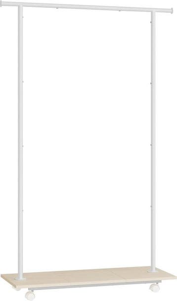 Kapstok - kledingrek - breedte 98.5 cm - max 50 kg - wit, Kleding | Dames, Kledingrekken, Verzenden, Nieuw