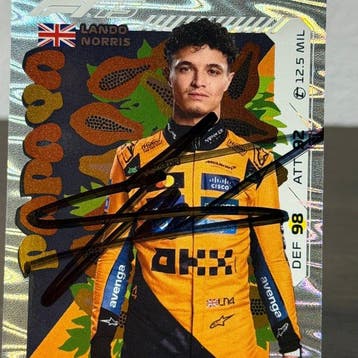 Mclaren - Topps LE 24 Limited Edition Signed - Lando Norris