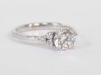 Bague de fiançailles - 18 carats Or blanc - 1.17ct. tw.
