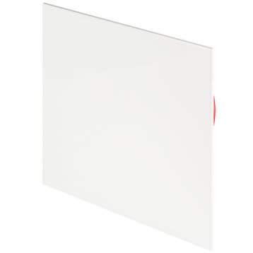 Whisper Designventiel vierkant 125mm kunststof, Verzenden, Nieuw