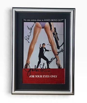 James Bond 007: For Your Eyes Only - Triple Singed ( Peter, Nieuw