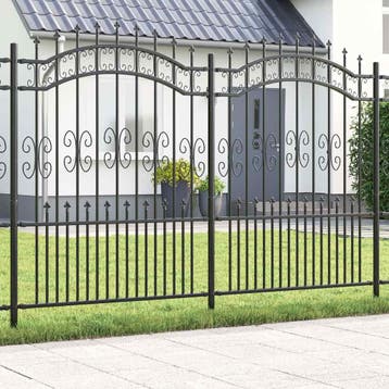 vidaXL Tuinhek KAMPEN 240 x 202,5 cm Poedercoated staal, Verzenden