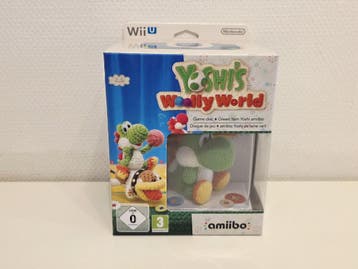 Nintendo Wii U - Yoshi Woolly World + Amiibo - Big Box, Verzenden, Gebruikt