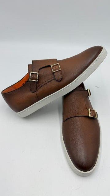 Santoni - Platte schoenen - Maat: EU 41.5, Nieuw