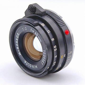 Minolta M-Rokkor 2/40mm - CLA´d 2026 | Cameralens