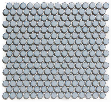 Wand Mozaïek Tegels Factory Keramiek Blauw Grijs - Matje..., Nieuw, Ophalen of Verzenden, 20 tot 40 cm, 10 m² of meer