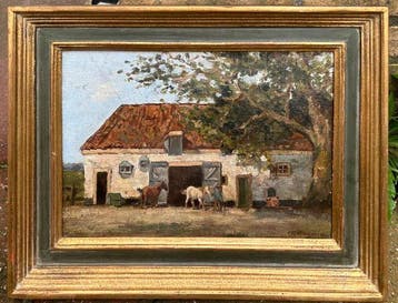 Herman Bogman (1890-1975) - Paarden laten uitlopen, Antiek en Kunst