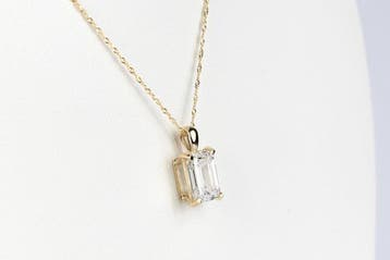 Chaîne - 14 carats Or jaune - 4.00ct. tw. Diamant (Cultivé