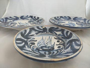 Ortega - Talavera - Service de table (3) - Céramique,