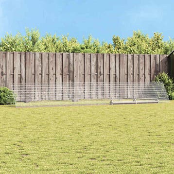 vidaXL Kippenhok zilver 650 x 100 x 85 cm Gegalvaniseerd, Verzenden