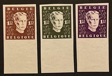 België 1947 - Regentschap Prins Karel - Ontwerp Janssens in
