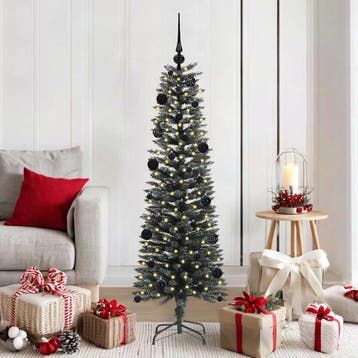 vidaXL Kunstkerstboom met 150 LED Groen 150 cm PVC en, Verzenden