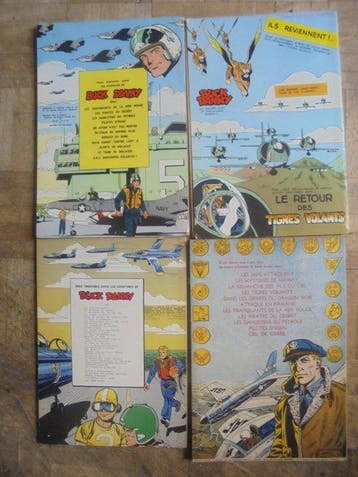 Buck Danny T12 + T21 + T25 + T37 - 4x B - 4 Album - EO -