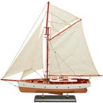 Zeilboot Model 58cm Wit, Hobby en Vrije tijd, Modelbouw | Boten en Schepen, Ophalen of Verzenden, Nieuw