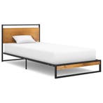 vidaXL Bedframe metaal 90x200 cm, Verzenden