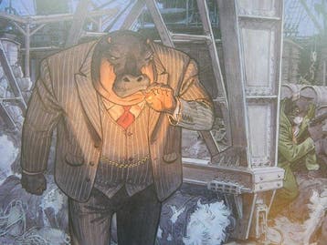 Guarnido, Juanjo - 1 Offset Print - Blacksad - Ted Leeman -, Livres