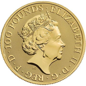 Verenigd Koninkrijk. 100 Pounds 2021 1 oz £100 GBP UK Gold