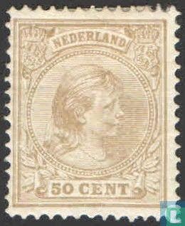 Nederland - Prinses Wilhelmina - 1891, Verzenden, Postfris