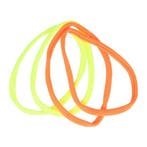 Haarband Sport 1cm - Endless Elastiek - Nylon - Geel Oranje