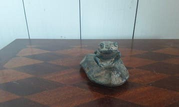 P. Chenet - Figure - Kikker - Bronze